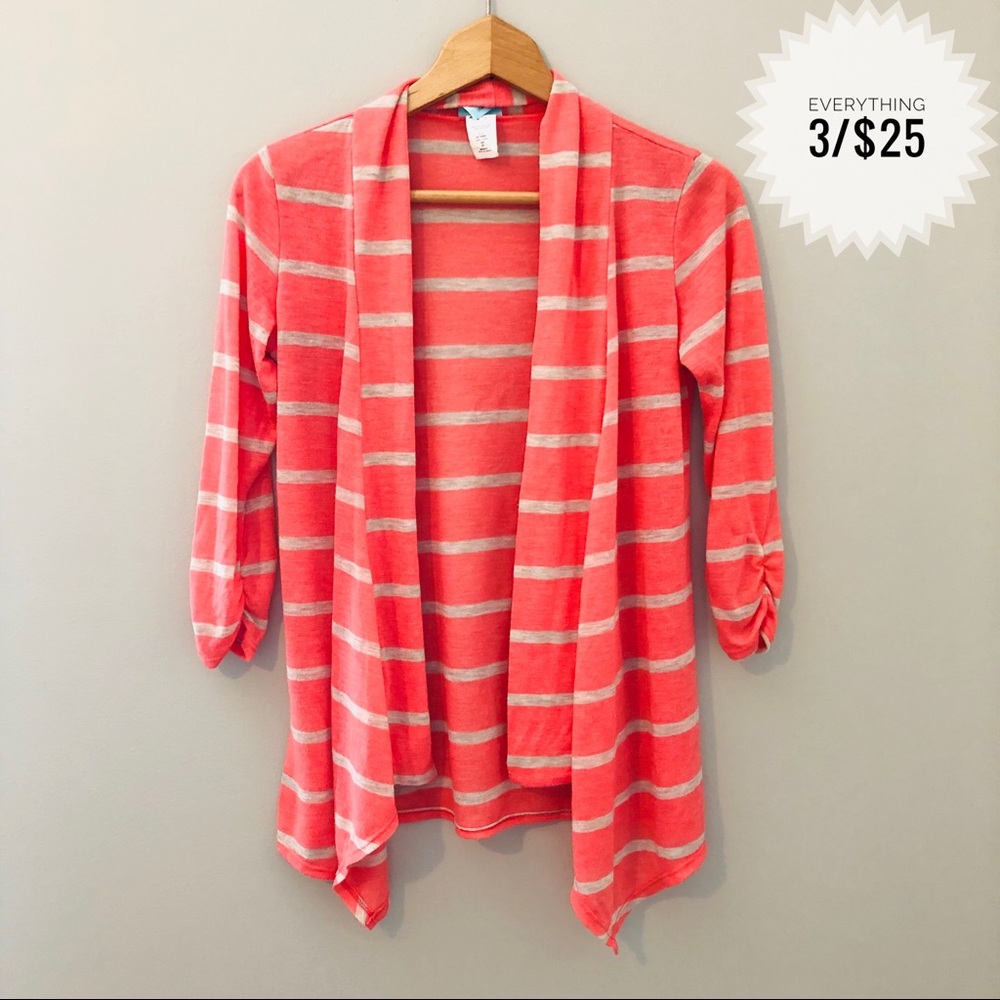 Women’s ENOUGH ABOUT ME striped cardigan